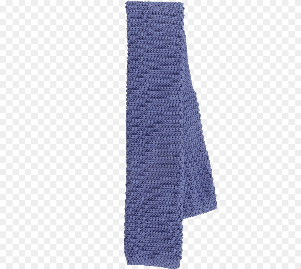 Steel Blue Square Bottom Knit Tie Wool, Accessories, Formal Wear, Clothing, Coat Free Png