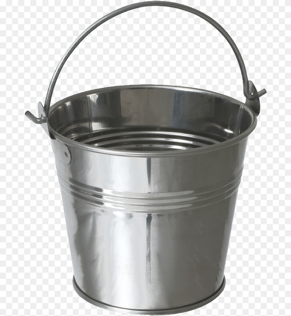 Steel Bucket Image Bucket, Bottle, Shaker Free Png