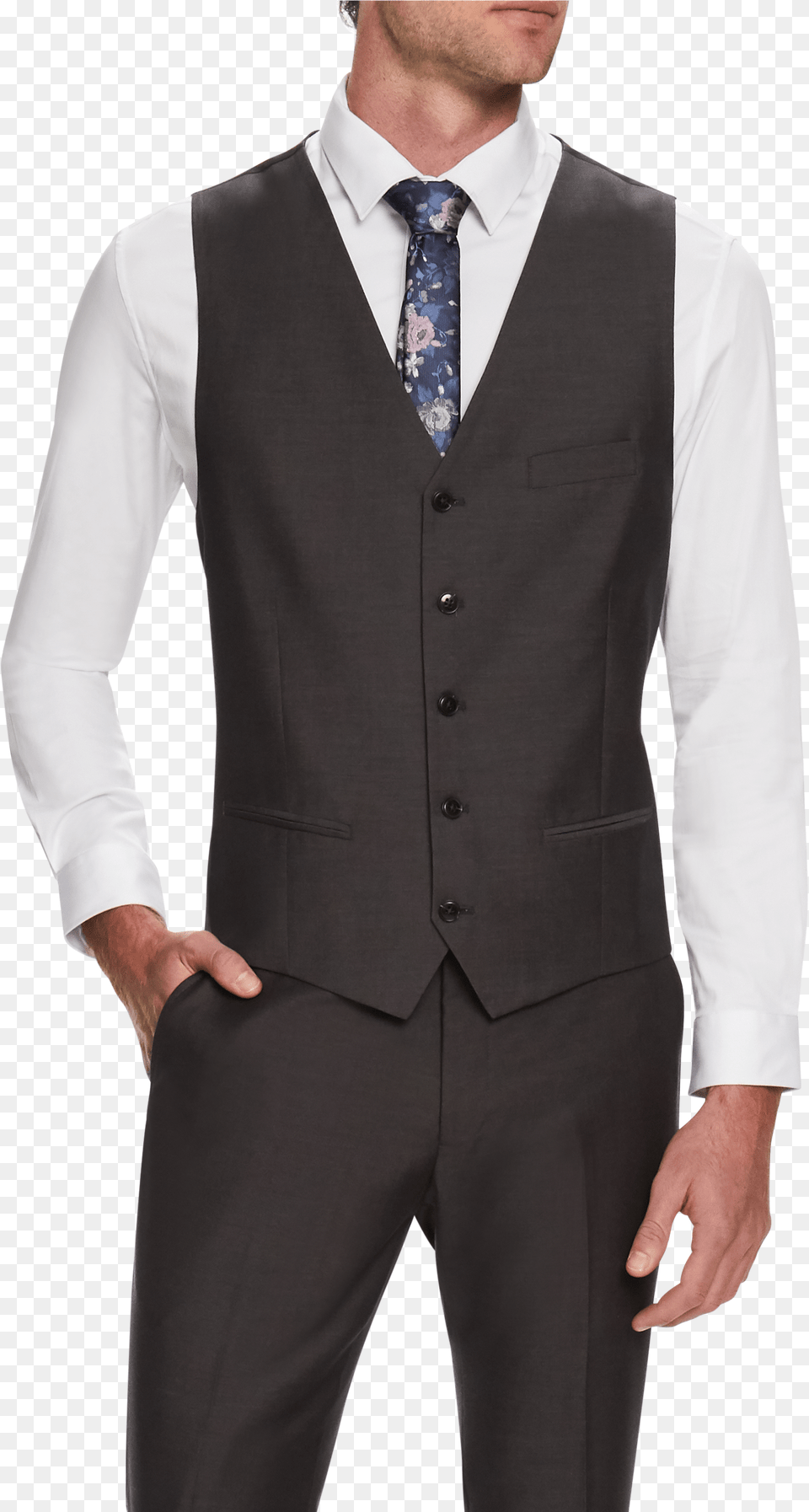 Steel Cavill Textured Waistcoat Formal Wear, Vest, Tuxedo, Suit, Shirt Free Transparent Png