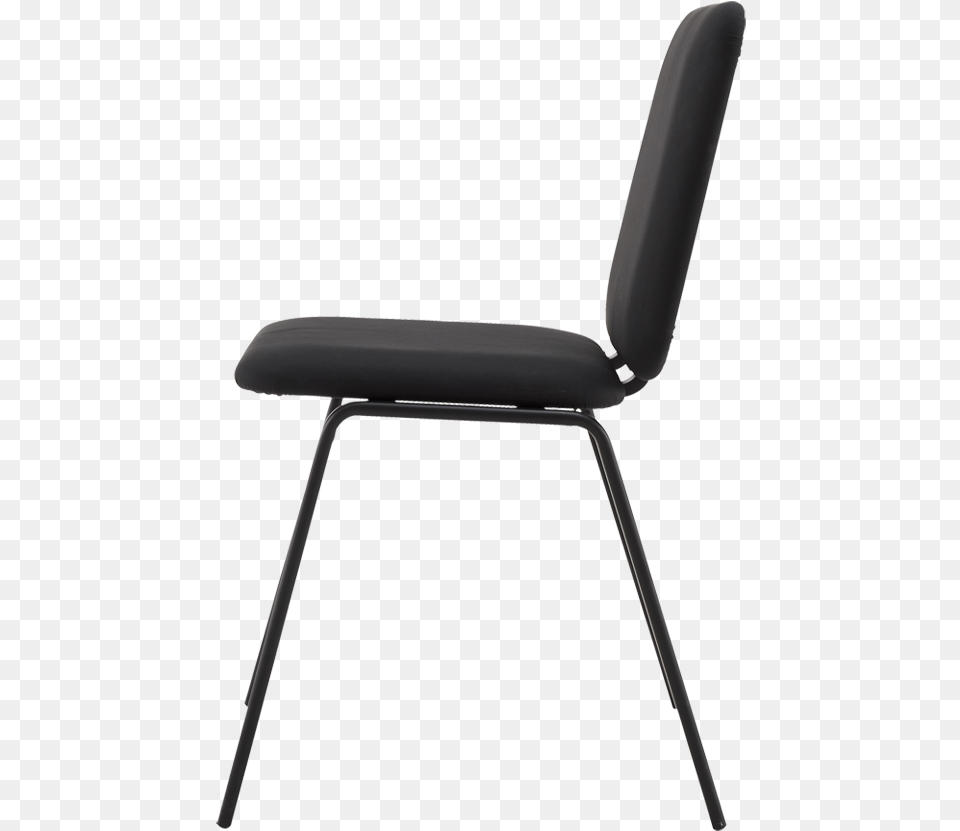 Steel Chair Side View, Furniture Free Transparent Png