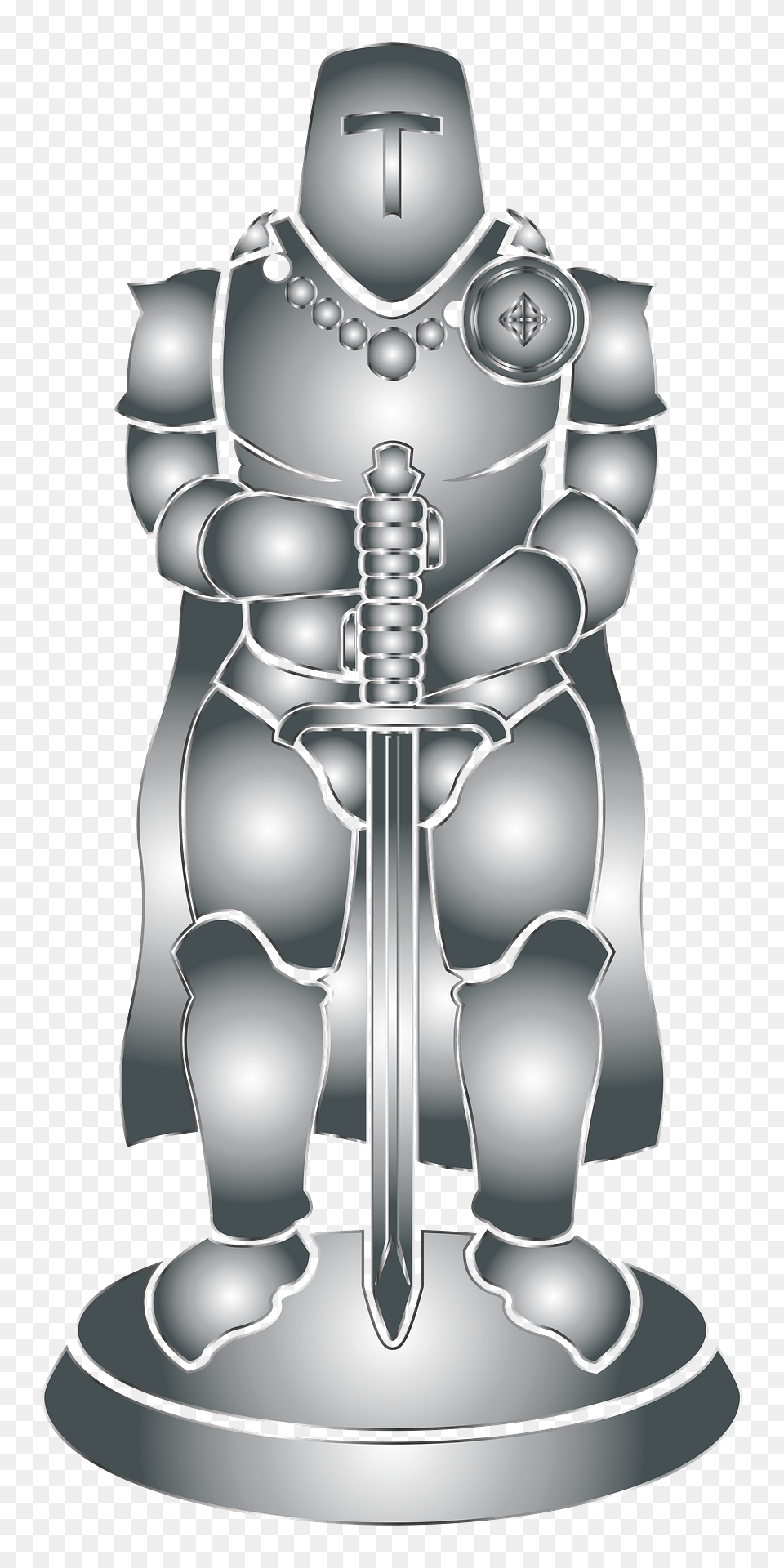 Steel Chess Knight Clipart, Armor, Smoke Pipe Free Png