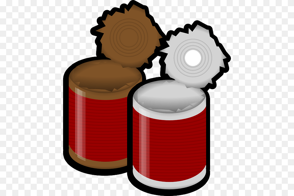 Steel Container Cliparts, Aluminium, Tin, Can, Canned Goods Png