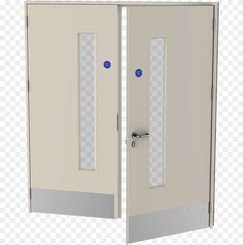 Steel Fire Doors Resistant For 4 Hrs Eurobond Double Fire Door Open, Folding Door, Architecture, Building, Housing Free Transparent Png