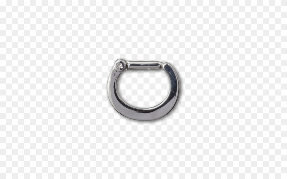 Steel Hinged Septum Ring, Silver, Accessories, Smoke Pipe Png