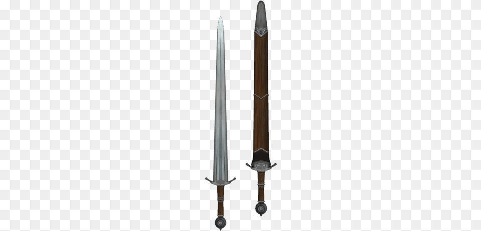 Steel Longsword The Elder Scrolls Iv Oblivion, Sword, Weapon, Blade, Dagger Free Png