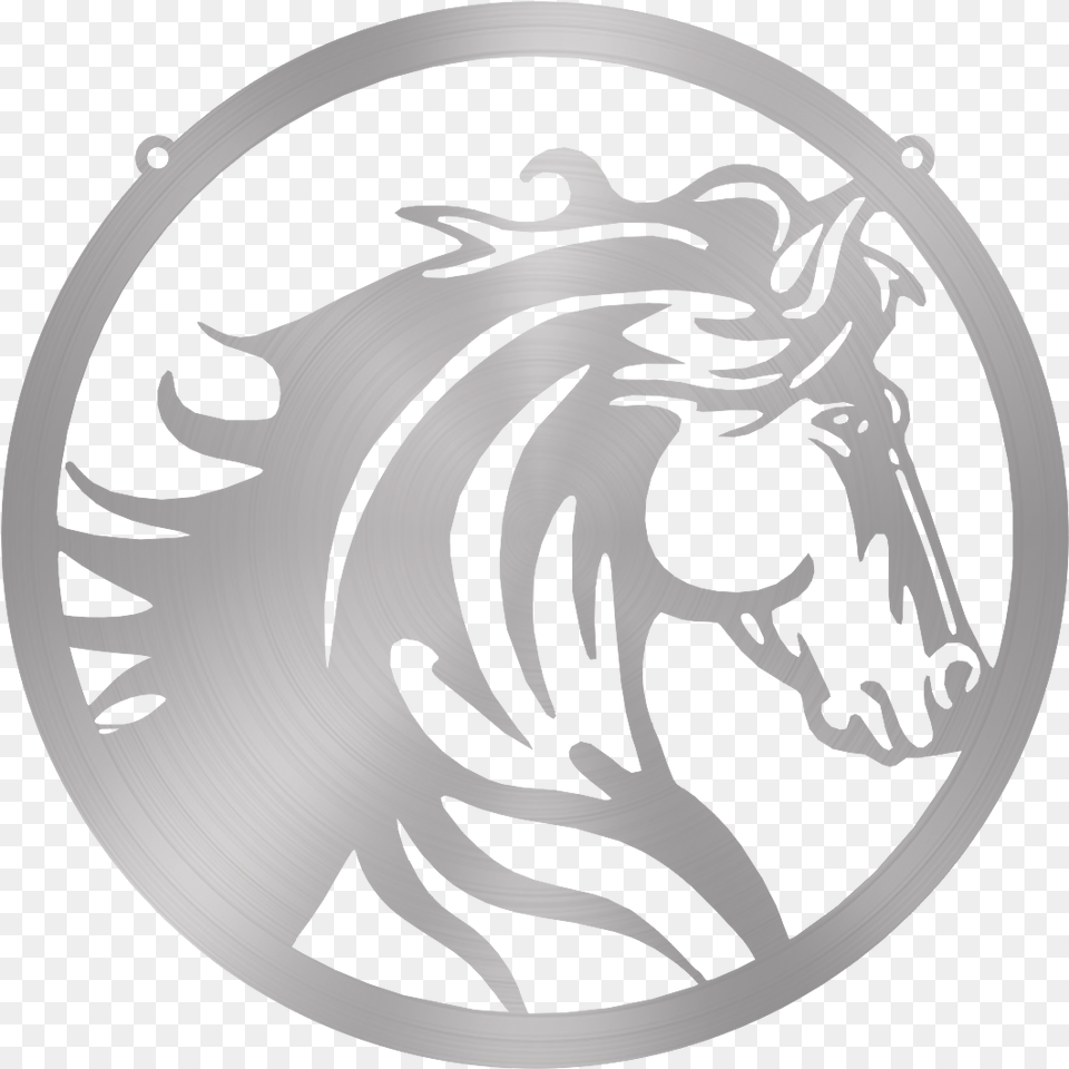Steel Roots Decor 18 Polished Horse Head, Face, Person Free Png Download