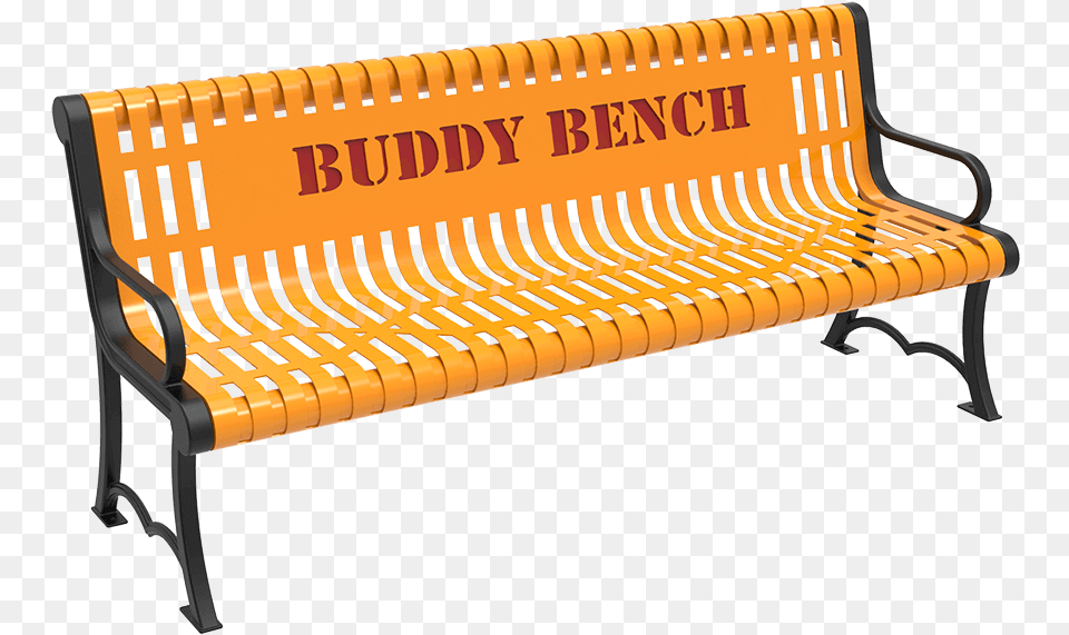 Steel Slatted Buddy Benches, Bench, Furniture, Park Bench, Smoke Pipe Png Image