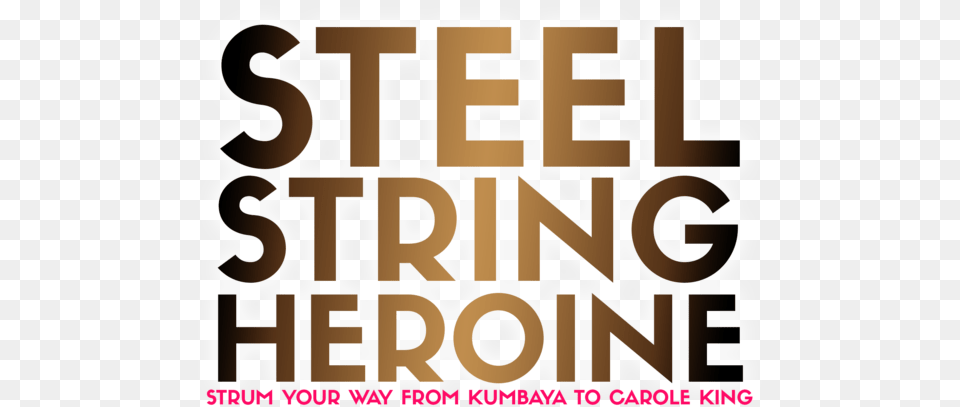 Steel String Heroine Logo Tan, Text Png
