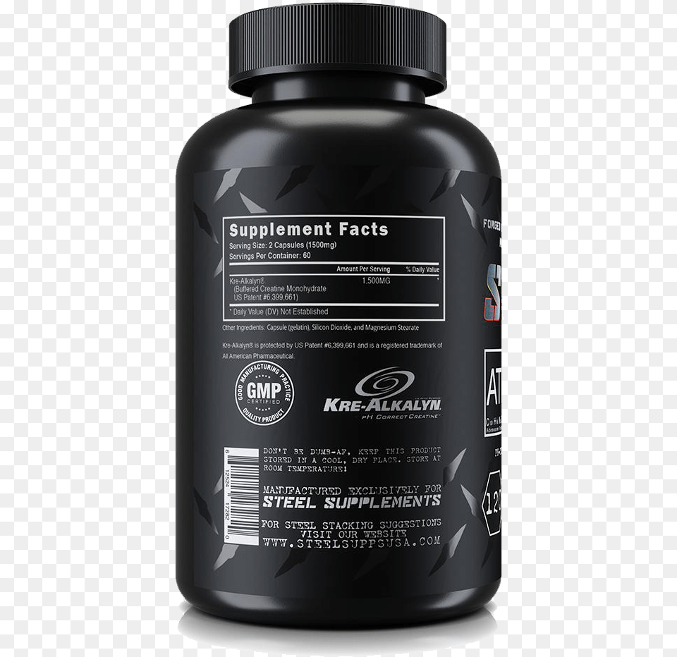 Steel Supplements Shredded Af, Bottle, Shaker Free Png