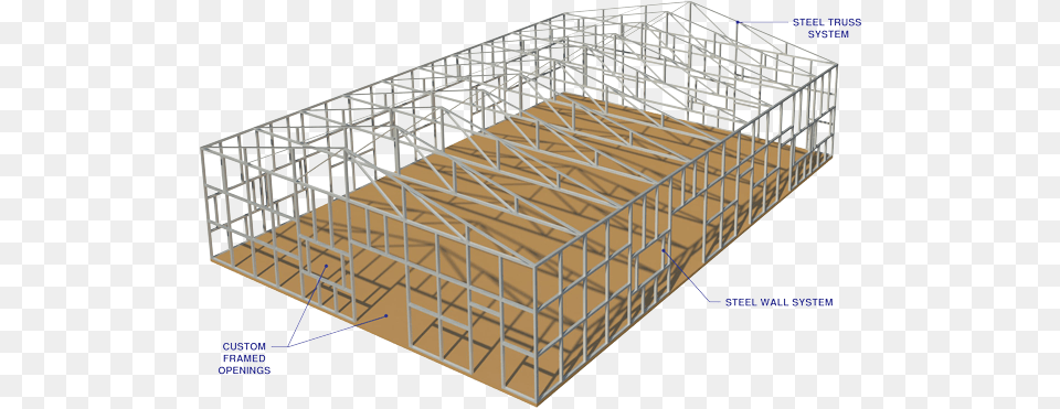 Steel Truss Roof, Wood, Construction Free Png Download