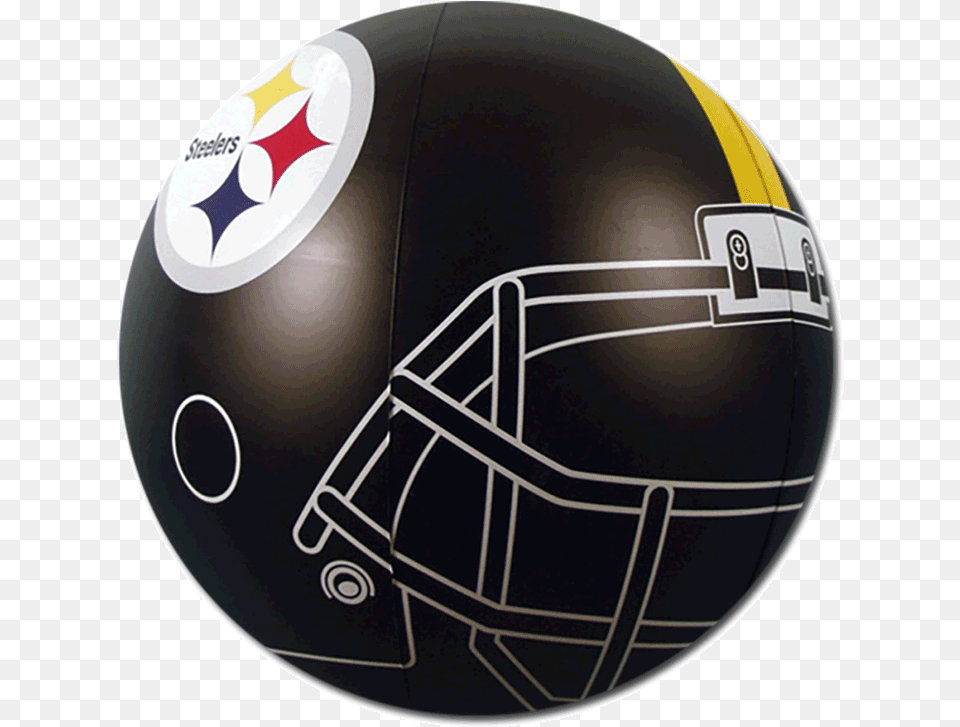 Steelers Logo Beach Balls From Small To Giants Baltimore Ravens, Sport, Ball, Football, Helmet Png Image