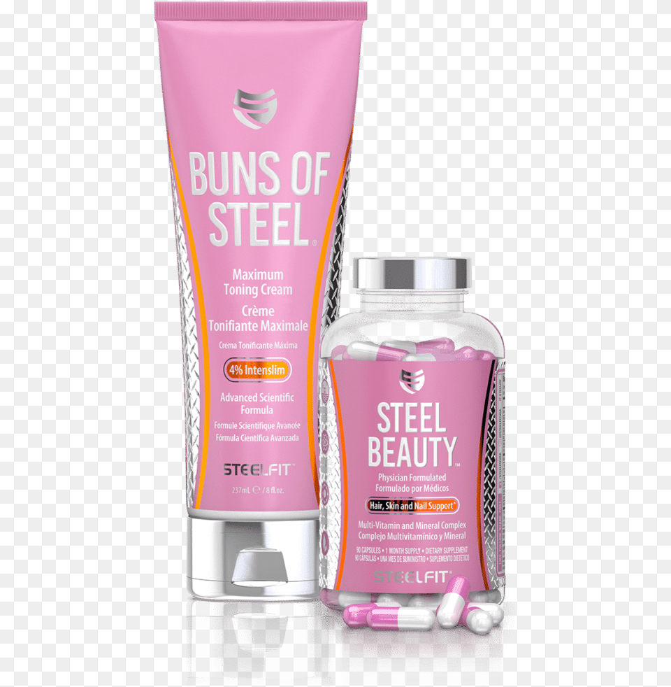 Steelfit Fat Burn Stack, Bottle, Lotion, Medication, Pill Free Png