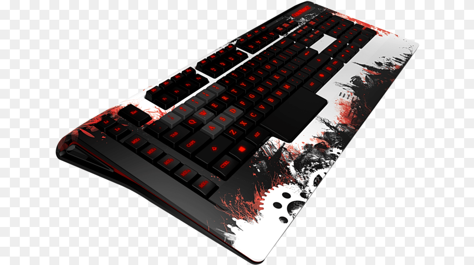 Steelseries And Arenanet Announce The Guild Wars 2 Gaming Vertical, Computer, Computer Hardware, Computer Keyboard, Electronics Free Transparent Png
