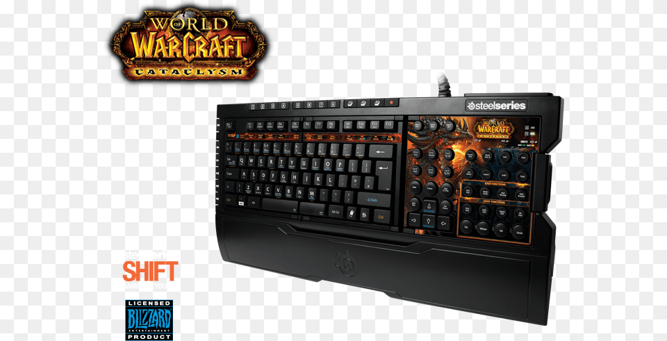 Steelseries Qck Deathwing World Of Warcraft Gaming Gear, Computer, Computer Hardware, Computer Keyboard, Electronics Free Png Download