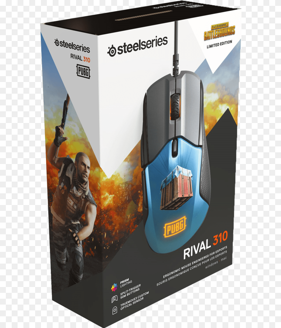 Steelseries Rival 310 Pubg Edition, Computer Hardware, Electronics, Hardware, Mouse Free Png Download
