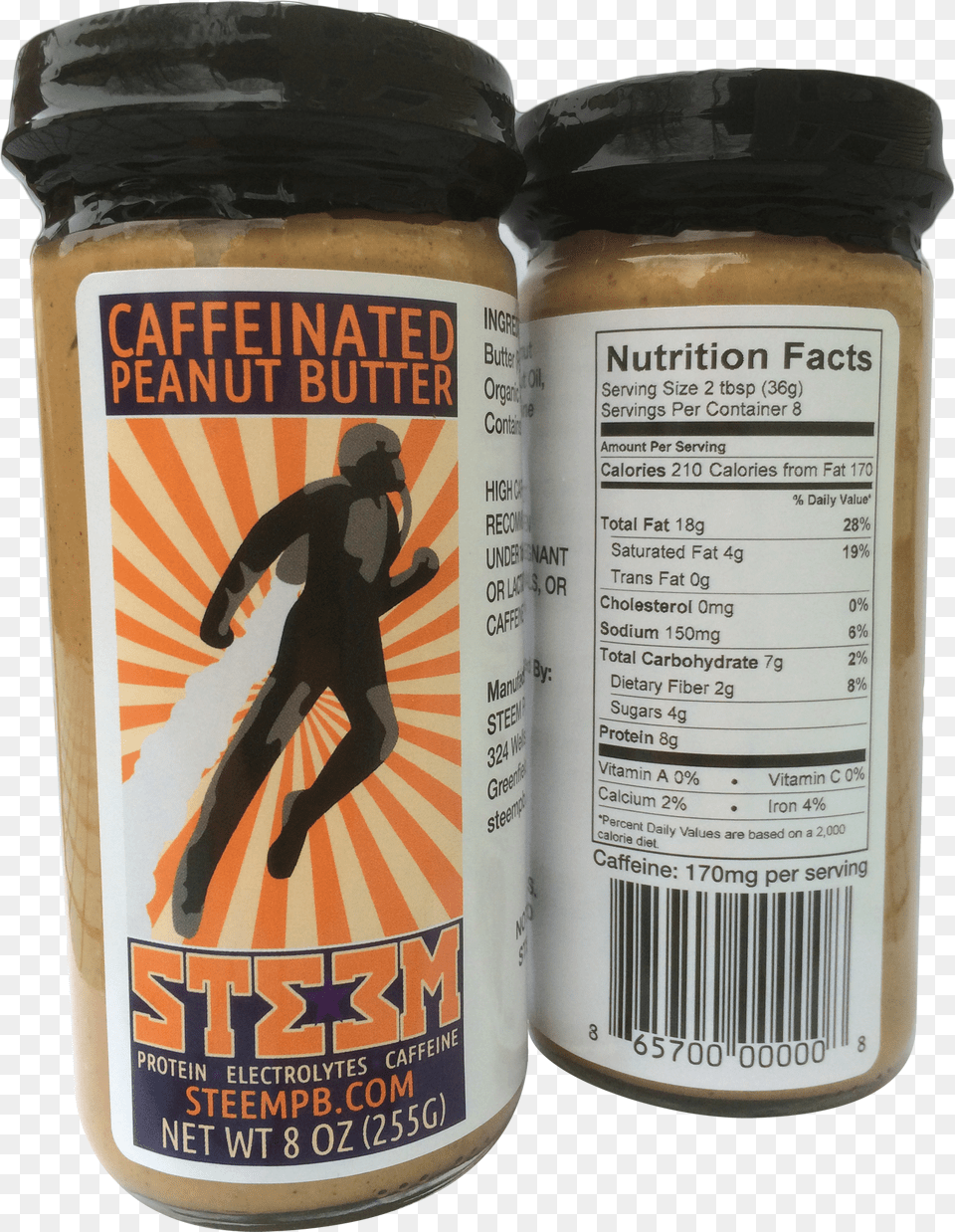 Steem Caffeinated Peanut Butter, Food, Peanut Butter, Adult, Male Free Png