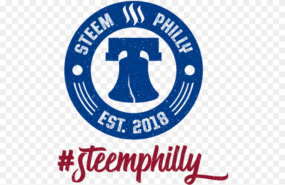 Steemphilly Logo W Hashtag Multi Color Emblem, Face, Head, Person Free Png Download