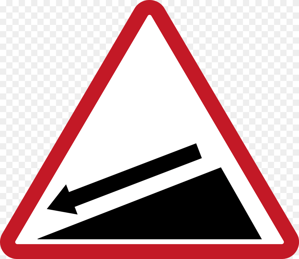 Steep Grade Downwards Sign In Philippines Clipart, Symbol, Triangle, Road Sign, Bow Free Transparent Png