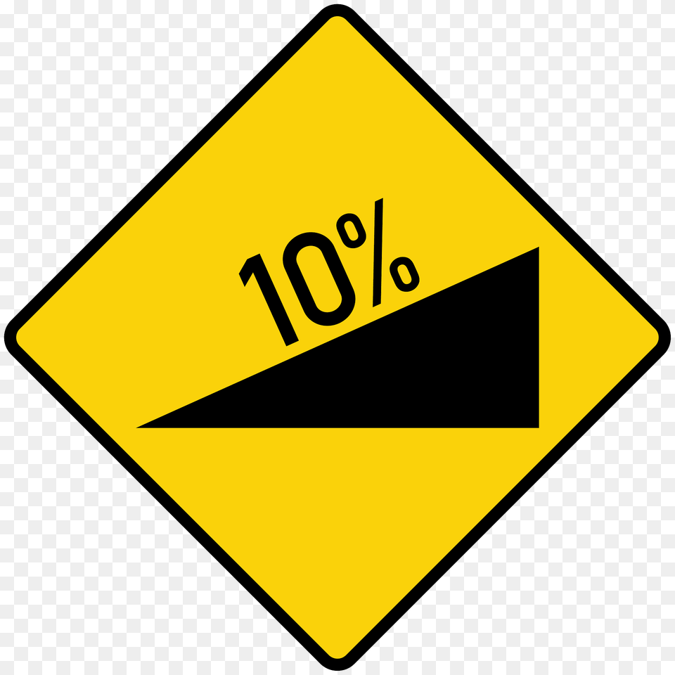 Steep Grade Upwards Sign In Liberia Clipart, Symbol, Road Sign Free Transparent Png