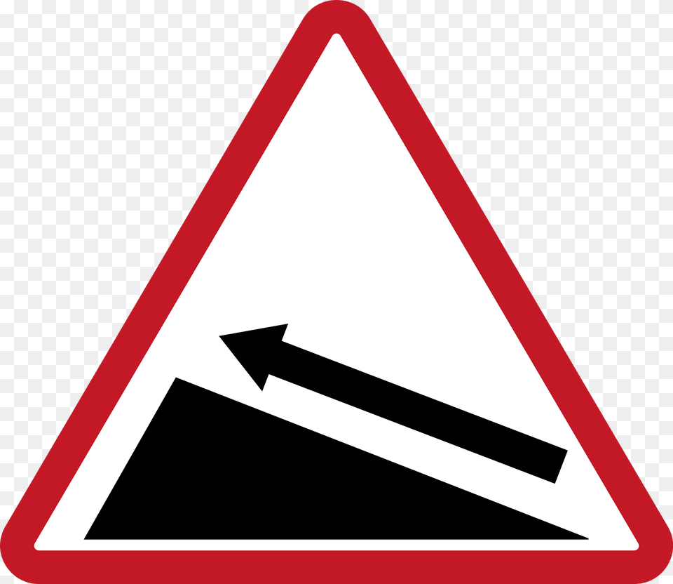 Steep Grade Upwards Sign In Philippines Clipart, Symbol, Road Sign, Triangle Free Transparent Png
