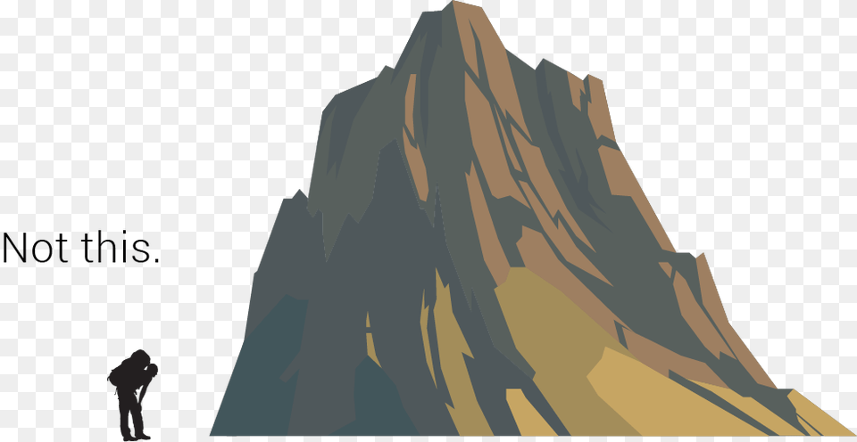 Steep Mountain, Cliff, Peak, Outdoors, Nature Free Transparent Png