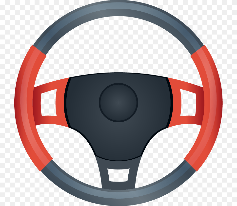Steering Wheel Car Cartoon Steering Wheel, Steering Wheel, Transportation, Vehicle, Disk Png
