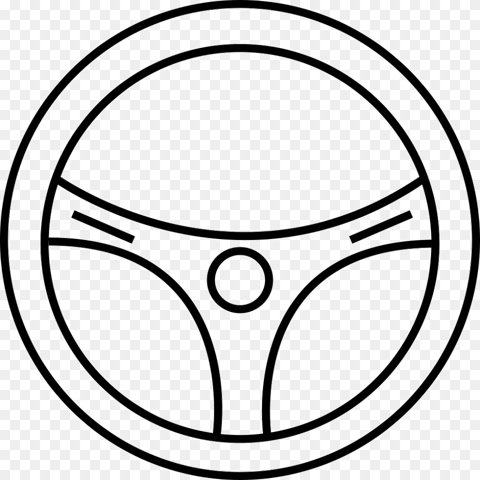 Steering Wheel Icon Steering Wheel, Transportation, Vehicle, Ammunition Free Png Download
