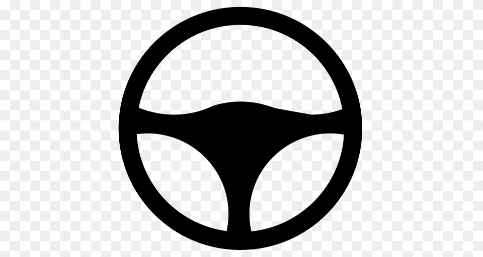 Steering Wheel Icon With And Vector Format For Unlimited, Gray Free Png