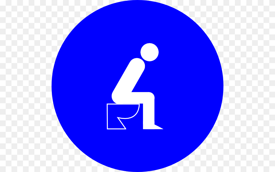 Stefann Sitting On Toilet Clip Art Vector, Sign, Symbol, Text, Disk Free Transparent Png