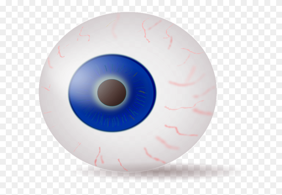 Stefanvonhalenbach Eyeball Blue Realistic, Sphere, Plate, Paper Png