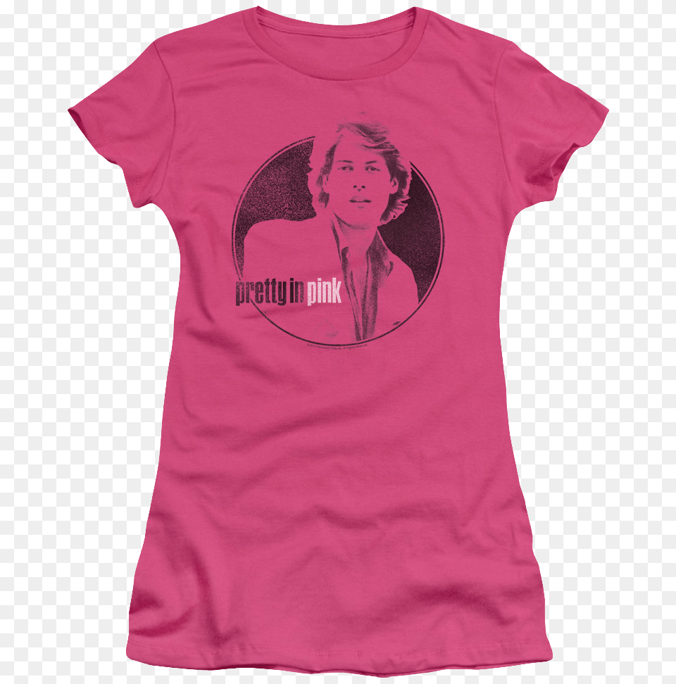 Steff Pretty In Pink Shirt Pretty In Pinksteff Junior Sheer In Hot Pink, Clothing, T-shirt, Adult, Female Free Png Download