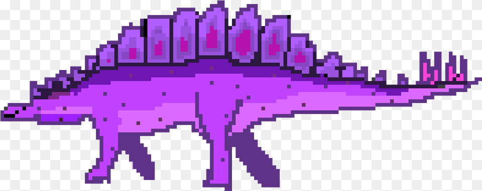 Stegosaurus Illustration, Purple, Animal Free Png