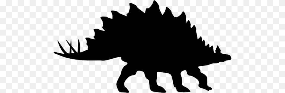 Stegosaurus Shadow Clip Art Vector, Silhouette, Animal, Bear, Mammal Free Transparent Png