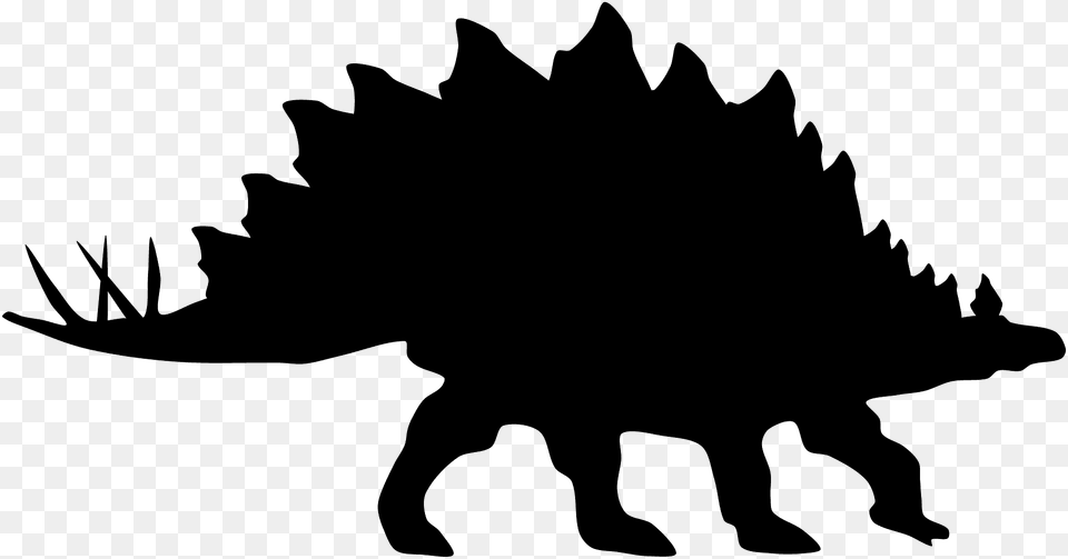 Stegosaurus Silhouette, Animal, Cat, Mammal, Pet Free Png