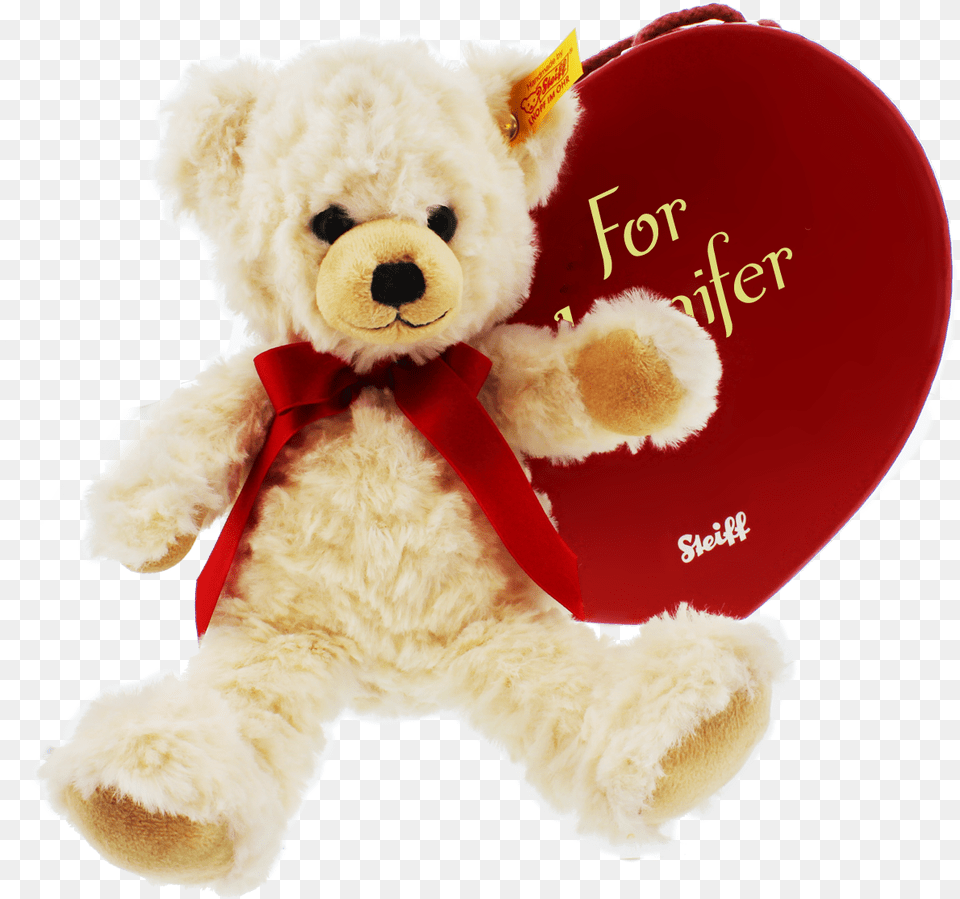 Steiff Teddy In Heart Box Nounours Amour Peluche, Teddy Bear, Toy, Plush Free Transparent Png