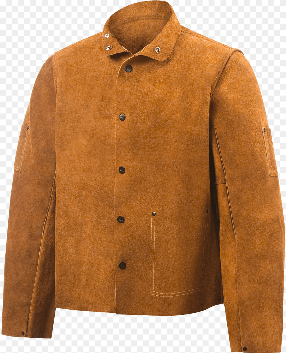 Steiner Weld Cool Leather Jacket Coat, Blazer, Clothing, Suede Png Image