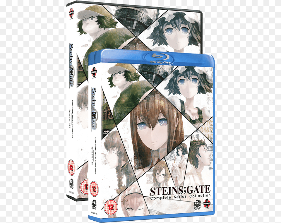 Steins Gate Complete Series Collection Steins Gate Zero Blu Ray, Book, Comics, Publication, Adult Png Image