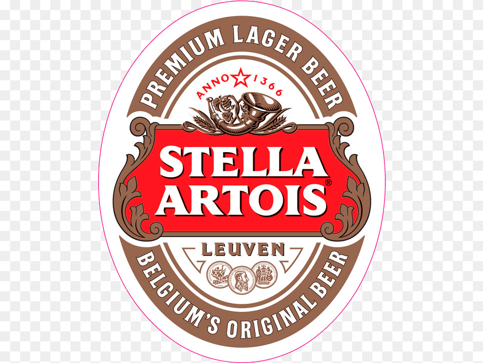 Stella Artois Logo 7 Image Emblem, Alcohol, Lager, Beer, Beverage Free Png
