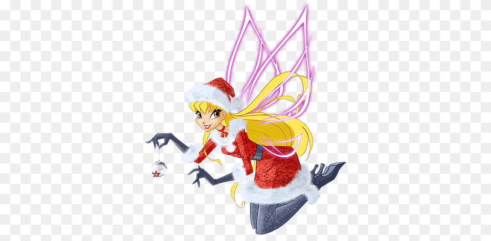 Stella Christmas Winx Club, Book, Comics, Publication, Art Free Png