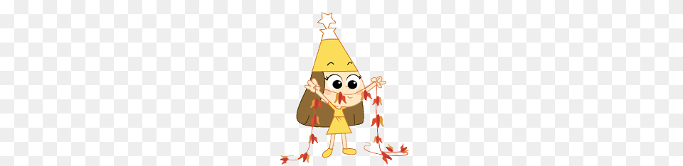 Stella Holding Leaf Garland, Clothing, Hat, Person, Face Png