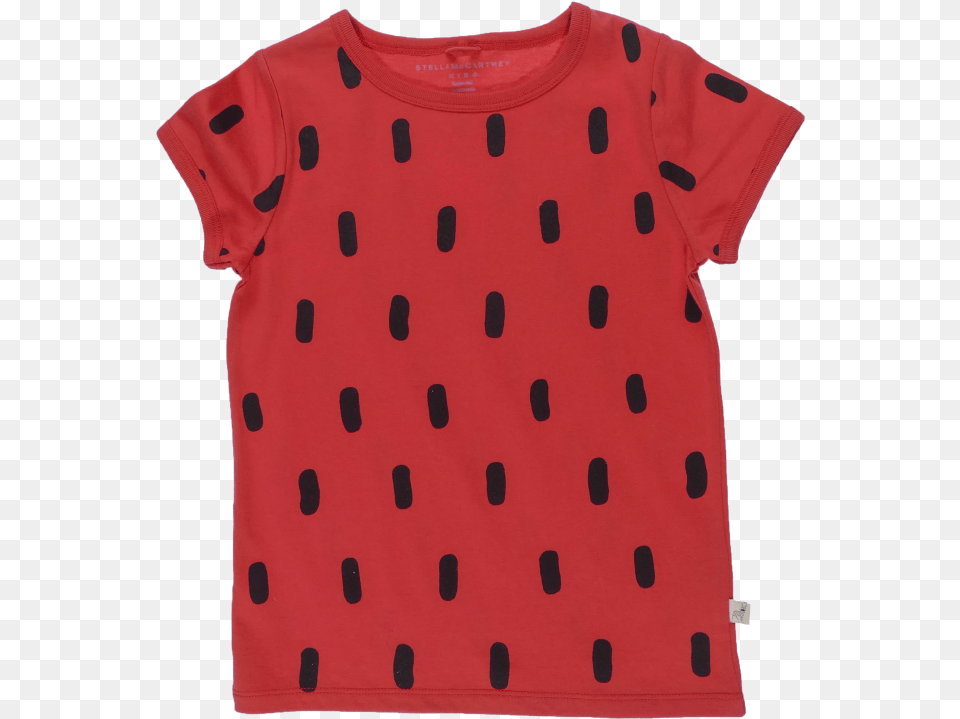 Stella Mccartney Kids Lizzie T Shirt Watermelon T Shirt, Pattern, Clothing, T-shirt, Polka Dot Free Png