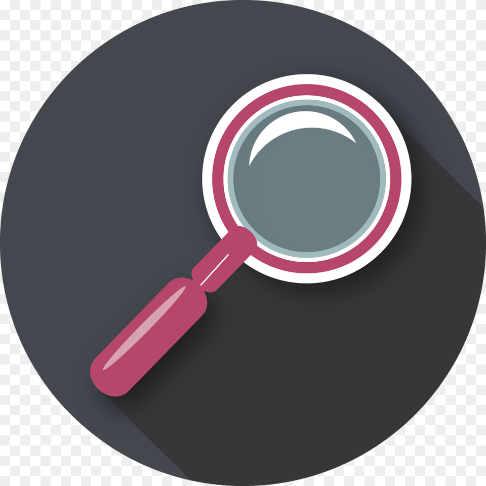 Stem Type Investigator Angel Tube Station, Magnifying, Disk Png