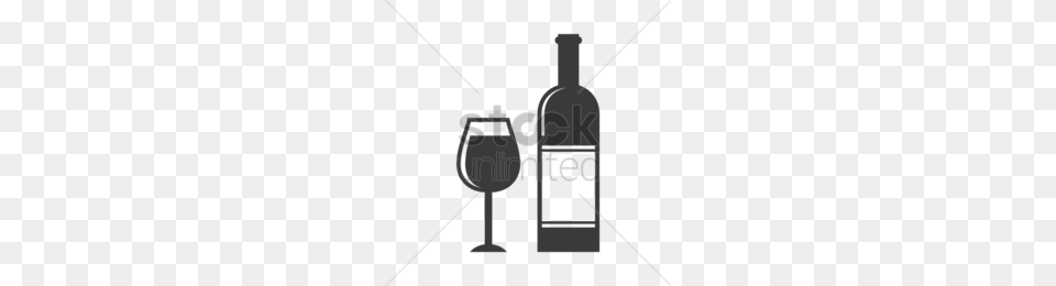 Stemware Clipart, Alcohol, Beverage, Bottle, Liquor Free Png Download