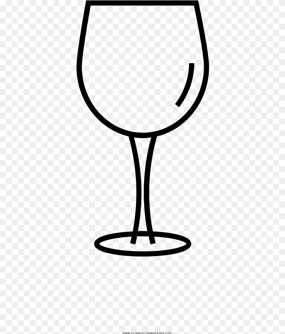 Stemware Coloring, Gray Png Image