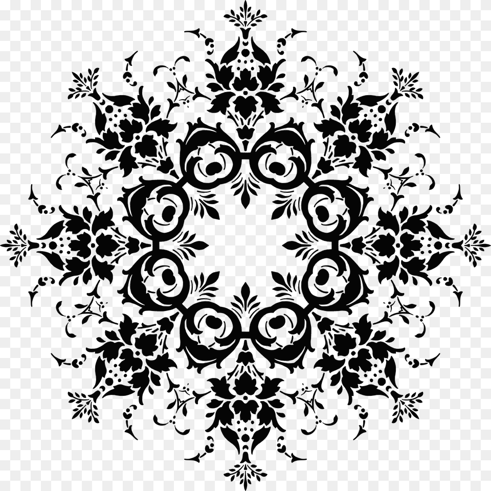 Stencil Mandala Stencil For Walls, Art, Floral Design, Graphics, Pattern Free Transparent Png