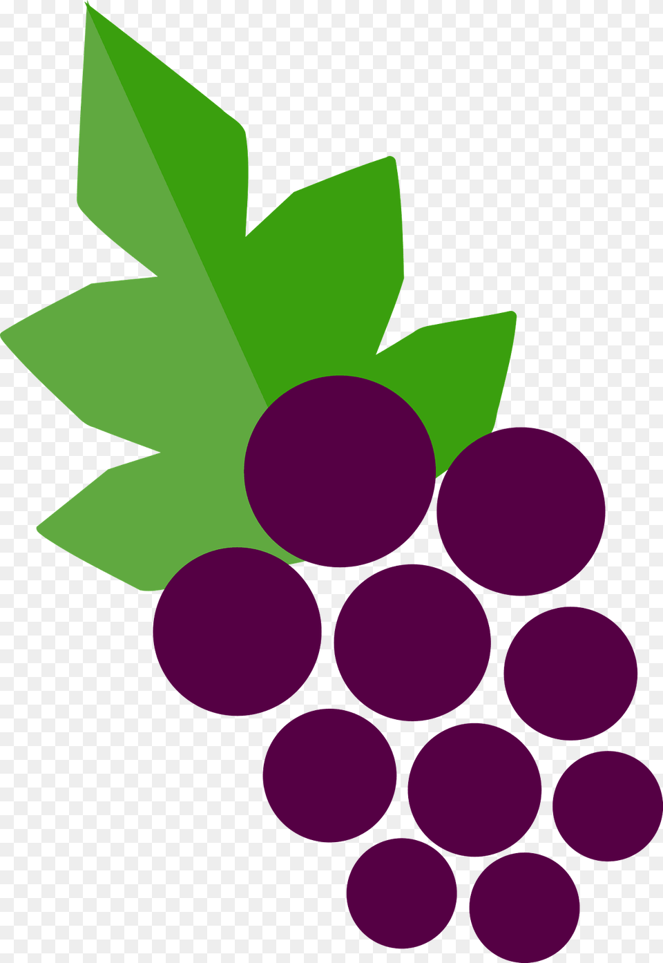 Stencil Of Bunch Of Purple Grapes Clipart, Art, Graphics, Leaf, Plant Free Png