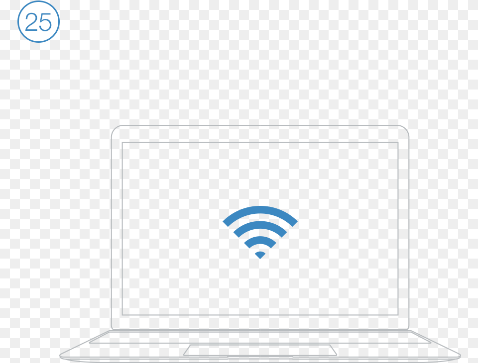 Step 25 Wifi Radio Signal, Computer, Electronics, Laptop, Pc Png