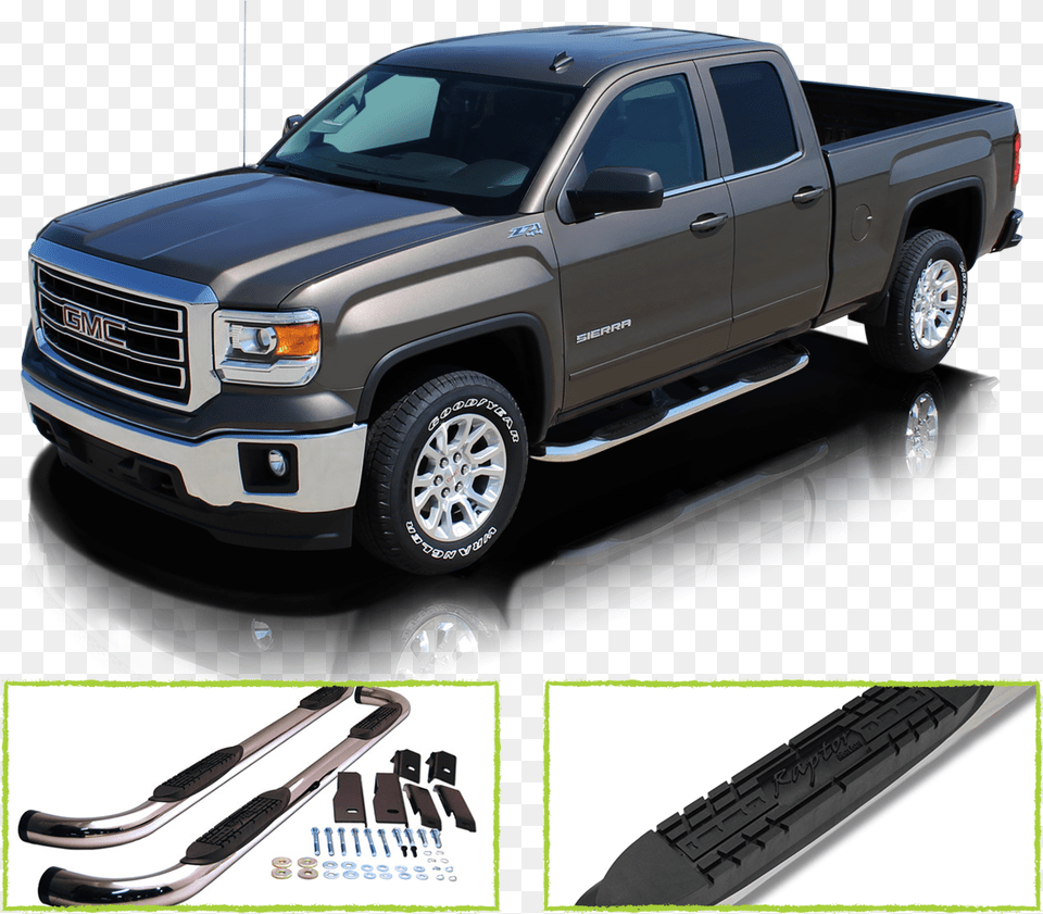Step Bars For 2019 Chevrolet Silverado, Vehicle, Truck, Transportation, Pickup Truck Free Png Download