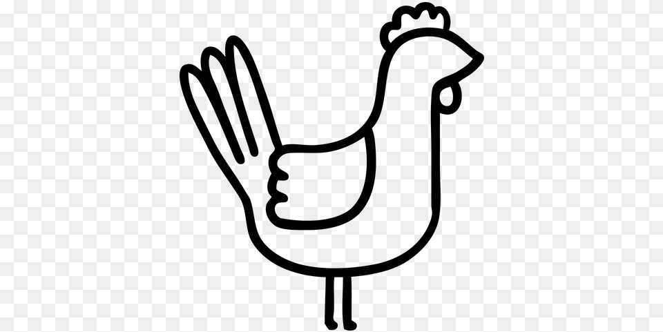 Step Chicken, Gray Png Image