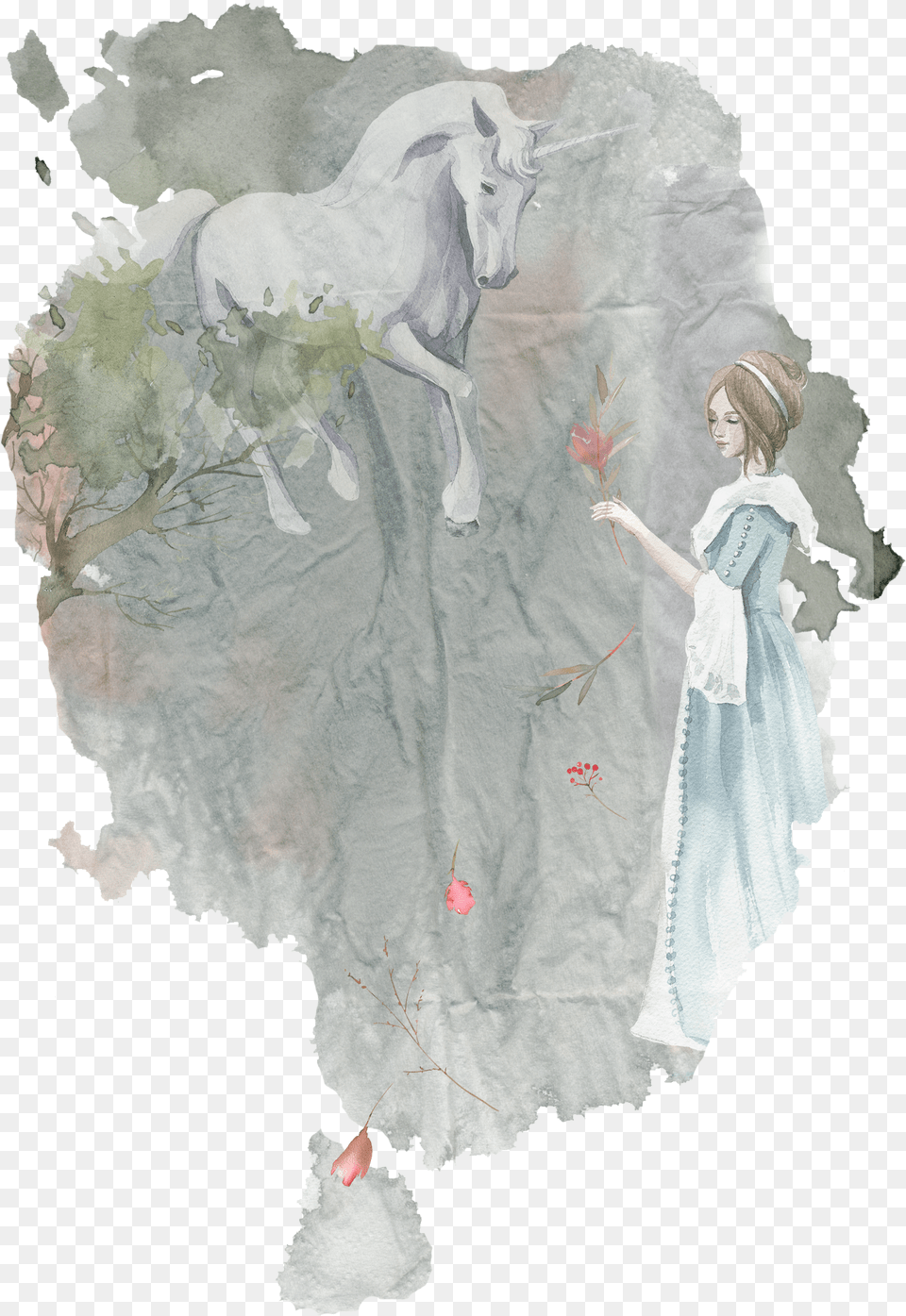 Step Into Periwinkle39s Wardrobe Watercolor Painting, Adult, Wedding, Person, Woman Png